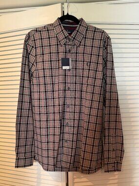 NWT VINTAGE Fred Perry Button Down Size M